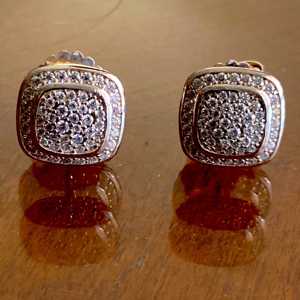 DAVID  YUMAN  Diamond EARRINGS